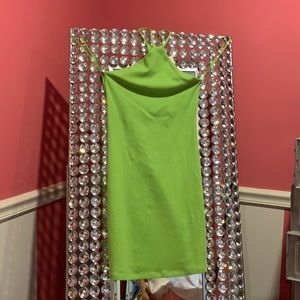 Zara green dress with tags